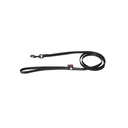 Laisse chien nylon 10mm / 120cm noire