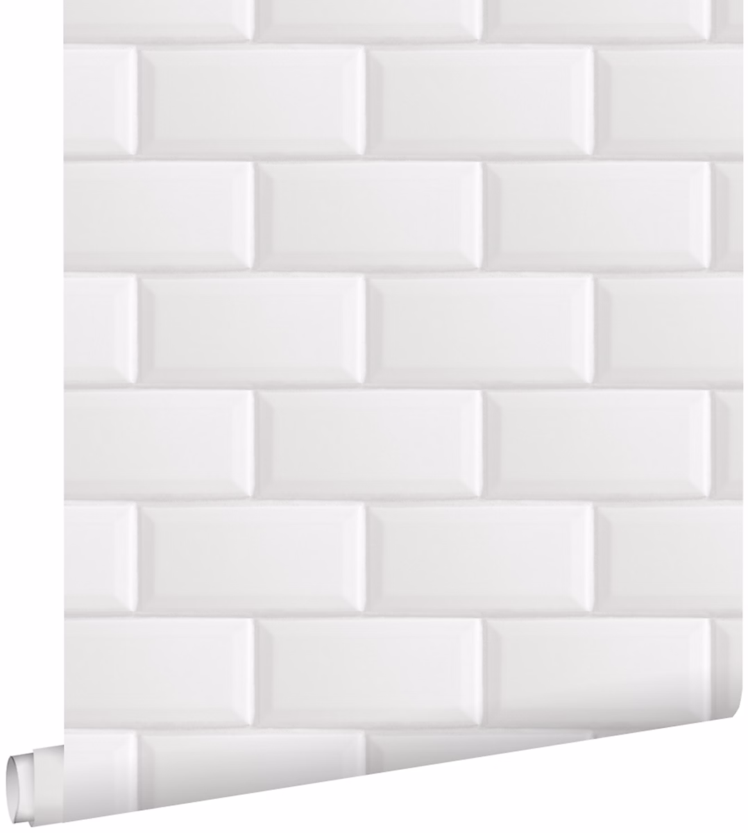 Papier peint et fibre de verre – ESTAhome papier peint carreaux de ciment blanc 53 cm x 10.05 m
