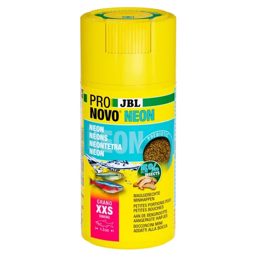 Granulés pour néons et petits characins JBL Pronovo Grano XXS Click + - 100 ml