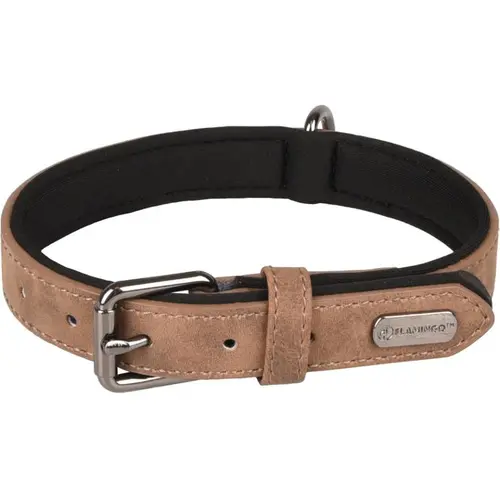 Collier Delu brun 31/39 x 2 cm