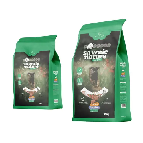 Croquettes pour chiot grande race Sa Vraie Nature dinde & sardine