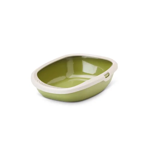 Bac à litière vert Savic Gizmo Happy Planet - Taille L - Dim 52 x 39.5 x 15 cm