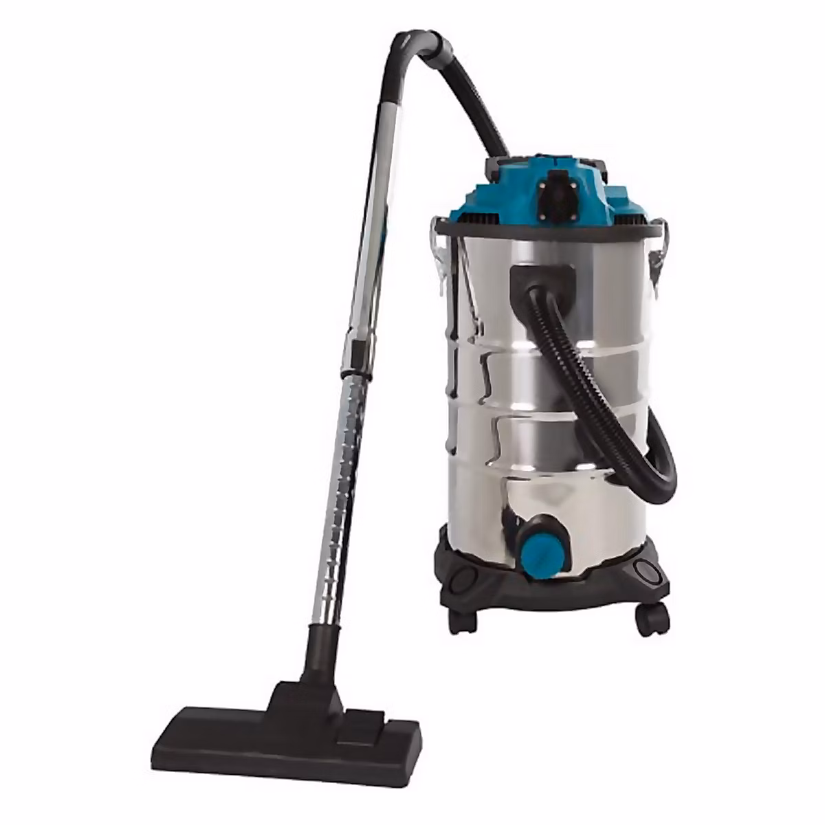 Aspirateur Eau & poussières Perel WDC1230 – Puissance 1200 W, récipient 30 l