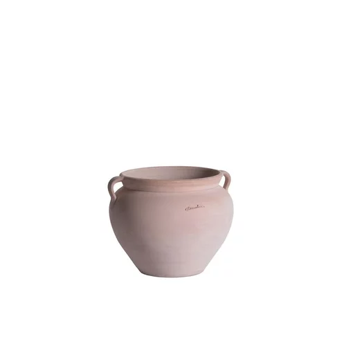 Boule 2 anses en terre claire H 22 x Ø 24 cm