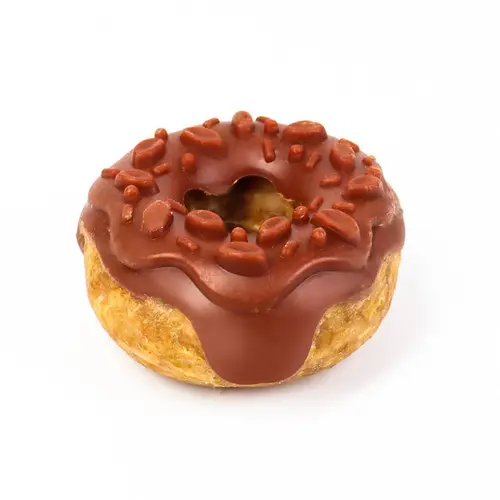 Friandise à mâcher pour chien en vrac donut au poulet et à la fraise Bubimex – Ø 7 cm – Prix à la pièce