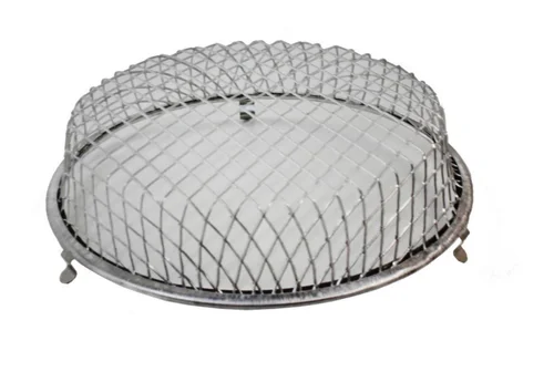 Grille de protection pour Black Clamp 14 coloris argent Reptile Planet - Ø 146 mm x H 25 mm