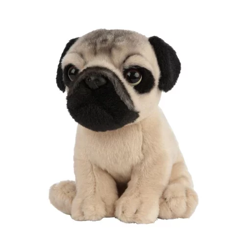 Chiot Carlin peluche 16 cm pour tout âge