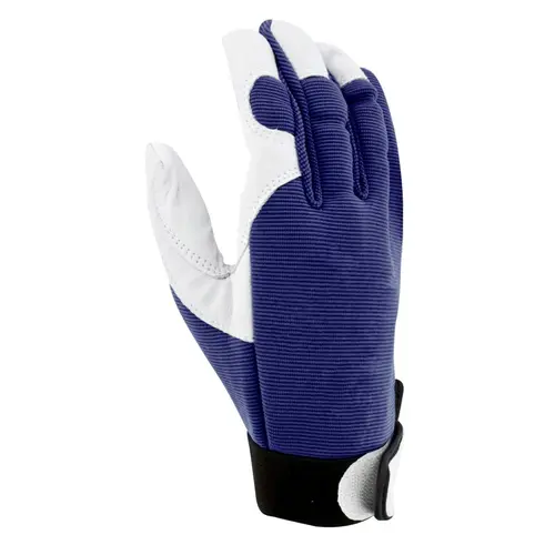 Gant Jardy coloris bleu marine en polyester et microfibre Blackfox - taille 11