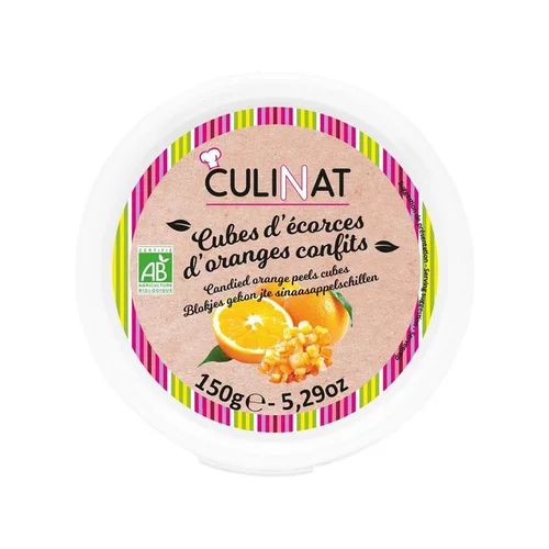 Cubes d’écorces d’oranges confites bio Culinat - 150 g