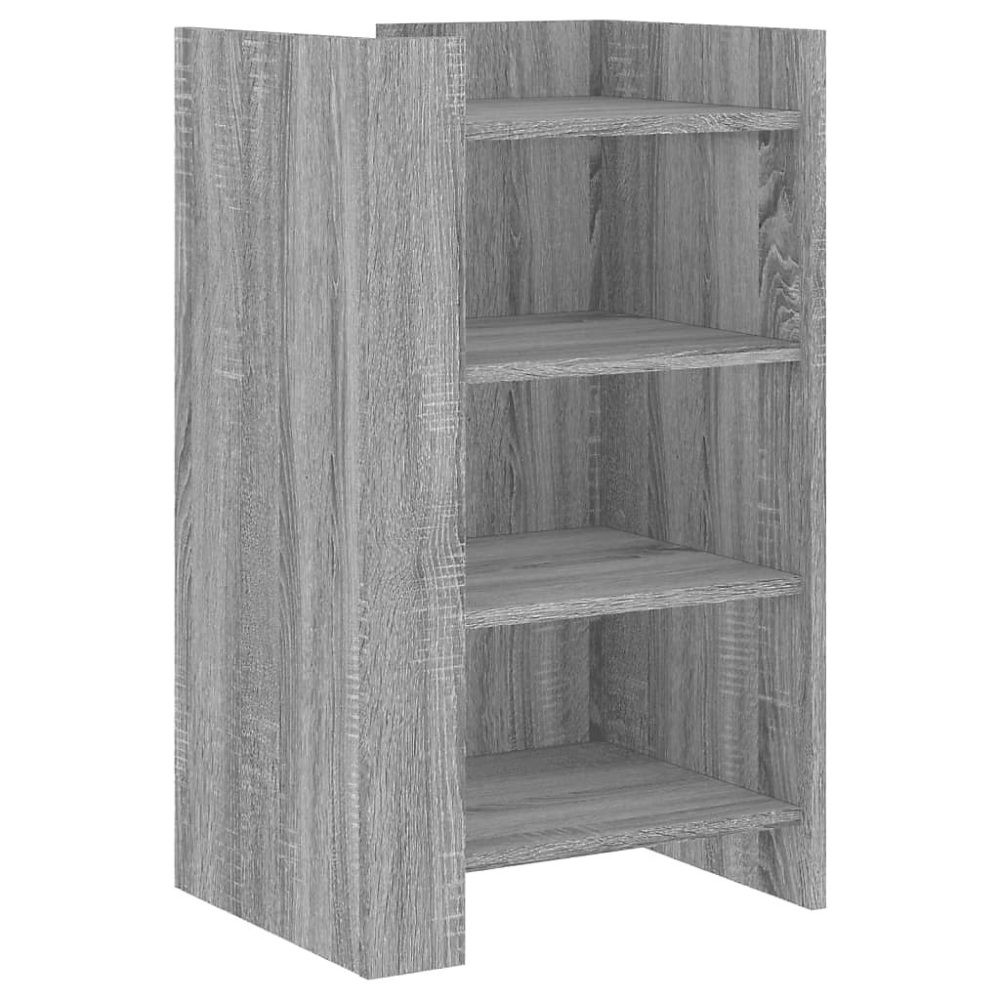 Buffet sonoma gris 45 × 35 × 75 cm Bois d'ingénierie vidaXL