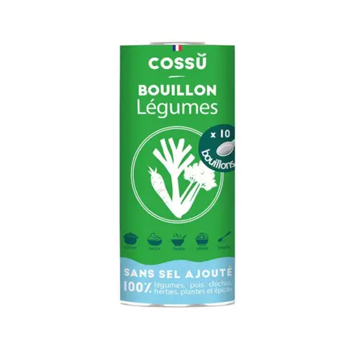 Bouillon déshydraté légumes bio Cossû x 10 - 40 g