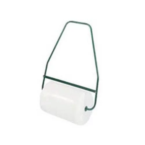 Rouleau à gazon plastique blanc 70 cm avec brancard acier