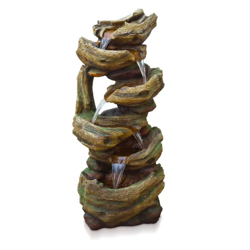Kit fontaine en polyrésine avec pompe Xtra 900 Nature Outside Living Trabia - 37 x 46,5 x 105 x cm
