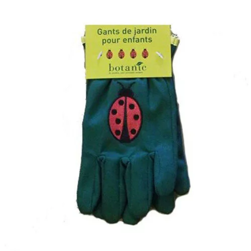 Gants de jardinage pour enfant motif coccinelle