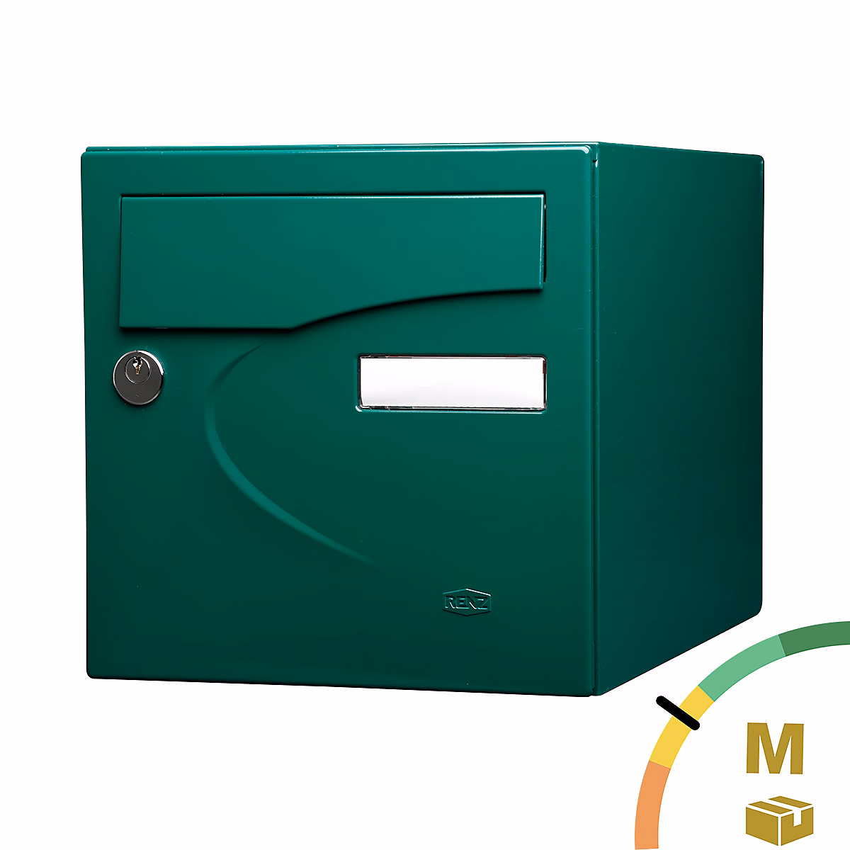 Boîte aux lettres, boîte à colis et accessoires – Boite aux lettres Préférence 1P vert brillant 6005B