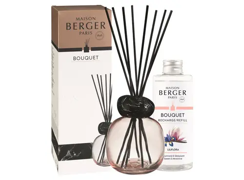 Bouquet parfumé roseoir Maison Berger minéral parfum Lilifora - 100 ml