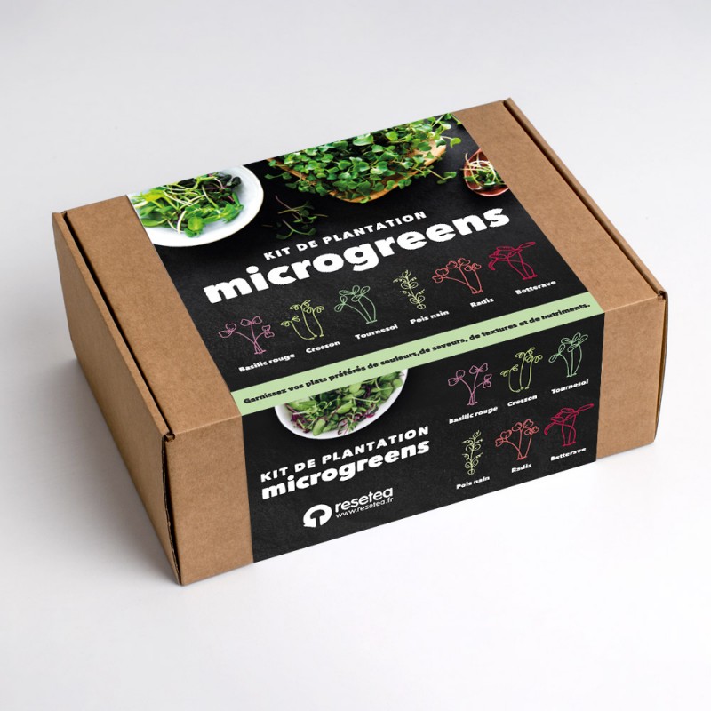 Kit de plantation de micro-pousses - Microgreens