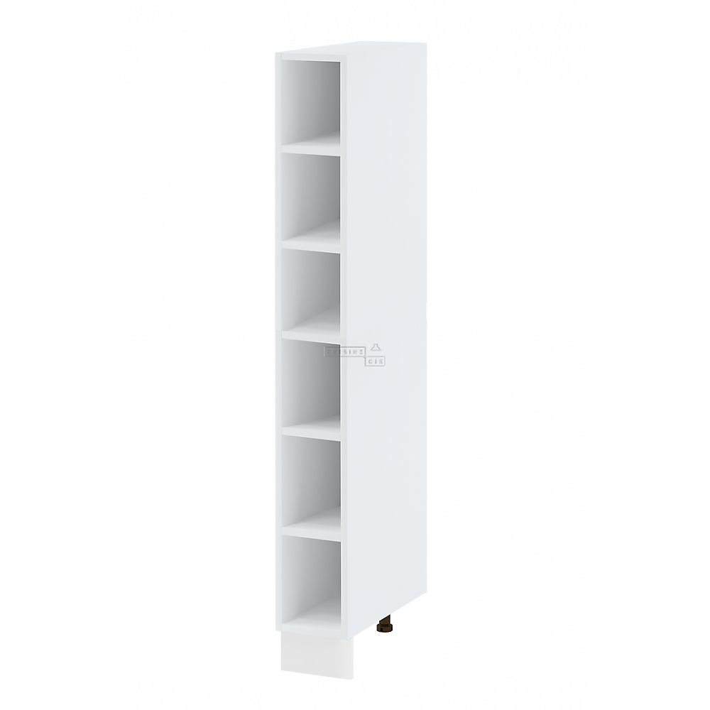 Cuisineandcie – Colonne de cuisine étagère ouverte Bellissi Blanc L 20 cm