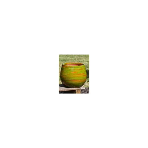 Pot Cancale Intrigue en terre émaillée Poterie d’Albi - Ø 17 x 17 cm