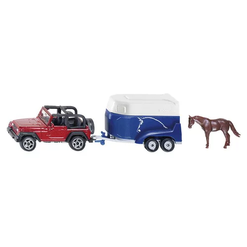 Voiture avec remorque et chevaux Siku - echelle 1/64e