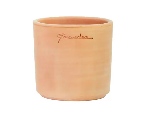 Pot Petit Cylindre coloris rose en terre claire - Ø 7 cm x 7 cm x 0,165 L