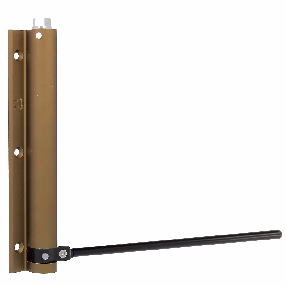 AMIG – Paumelle ressort 200, 190 × 180 mm, Aluminium, Bronze