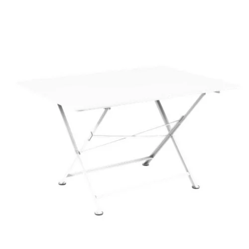 Table pliante Cargo FERMOB blanc coton L128xl90xh74