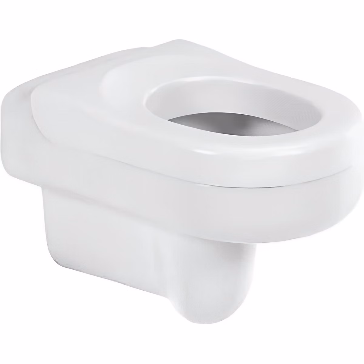 Cuvette de WC suspendue céramique traditionnelle PMR normes handicapé SANINDUSA assise spéciale New WC Care blanc | WC suspendu