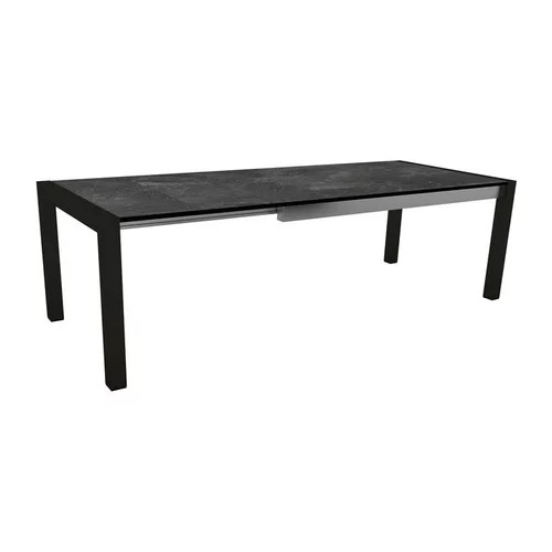 Table extérieure coloris noir en aluminium Stern - 174 x 214 x 254 x 90 cm