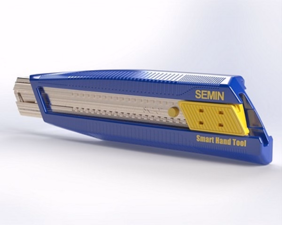 Cutter rabot professionnel lame rétractable 25mm – Semin