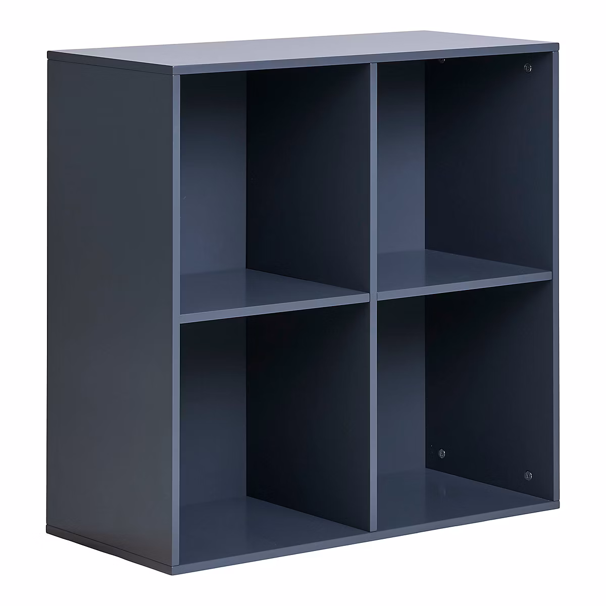 Étagère Murale Horne en Bois Peint Gris Foncé – Dimensions 69 × 30 × 69 cm
