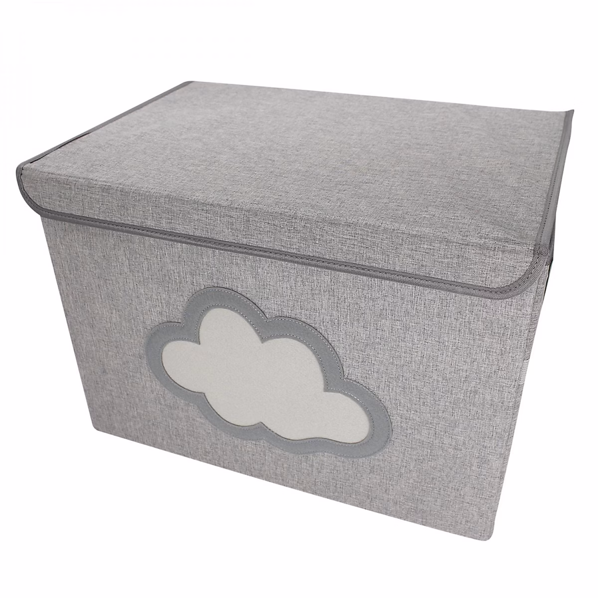 Boite de rangement – Harmonie, 50 × 35.5 × 35 cm, Gris Nuage