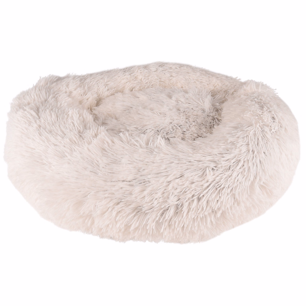 Coussin KREMS rond D 50 cm anti stress blanc pour chiens | Chien