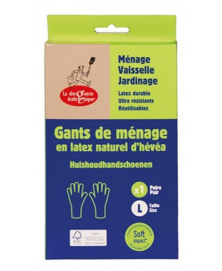 Droguerie Ecologique Gants en latex naturel Small