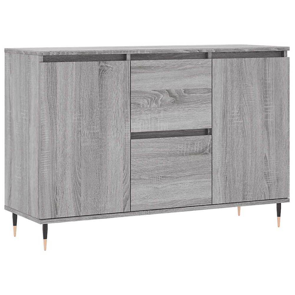 Buffet sonoma gris 101 – 5 × 35 × 70 cm bois d'ingénierie vidaXL