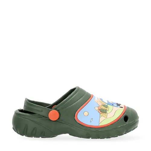 Sabot Road Trip enfant coloris vert kaki en caoutchouc synthétique EVA Blackfox - pointure 28/29
