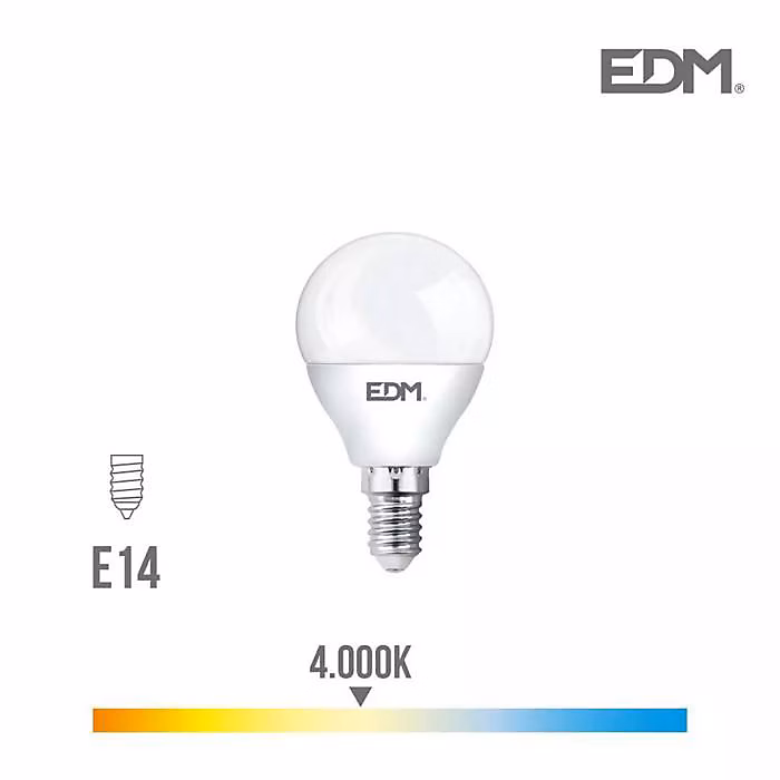 Ampoule LED E14 5W Ronde équiv | Ampoule