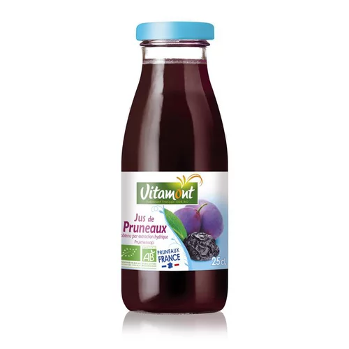 Mini jus de pruneaux de France bio - 25 cl