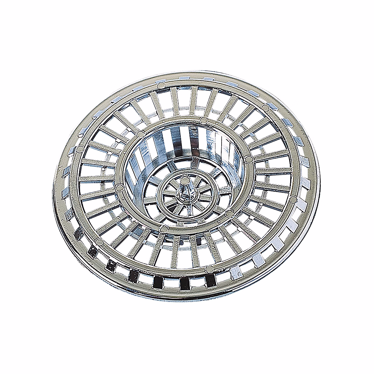 Grille anti – déchets chromée 60mm Wirquin