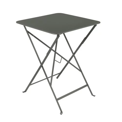 Table pliante Bistro coloris romarin en acier Fermob - 57 x 57 x 74 cm