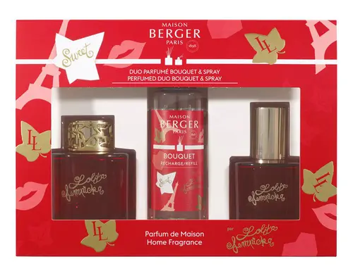 Duo bouquet parfumé et spray d’intérieur Lolita Lempicka Sweet rouge - 2 x 90 ml