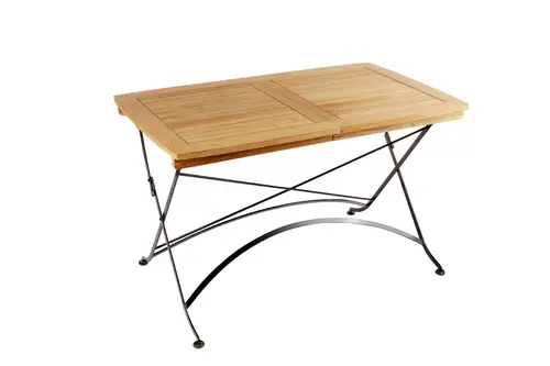 Table pliante extensible rectangulaire Norma - 120/160 x 70 x 74 cm
