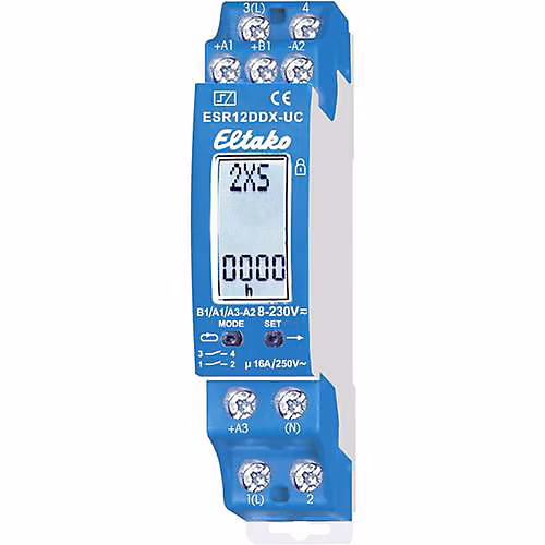 Eltako ESR12DDX – UC télérupteur multifonction modulaire 230 V | 1 module | 8 A