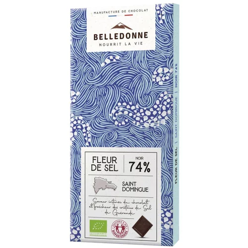Tablette noir fleur de sel bio Belledonne - 100 g