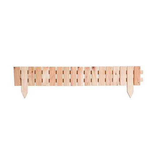 Bordure plate à lames droites 5 cm en mélèze certifié FSC® naturel huilé Robin Hood - 100 x 15/25 cm