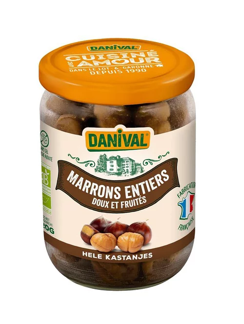Marrons entiers bio Danival - 320 g