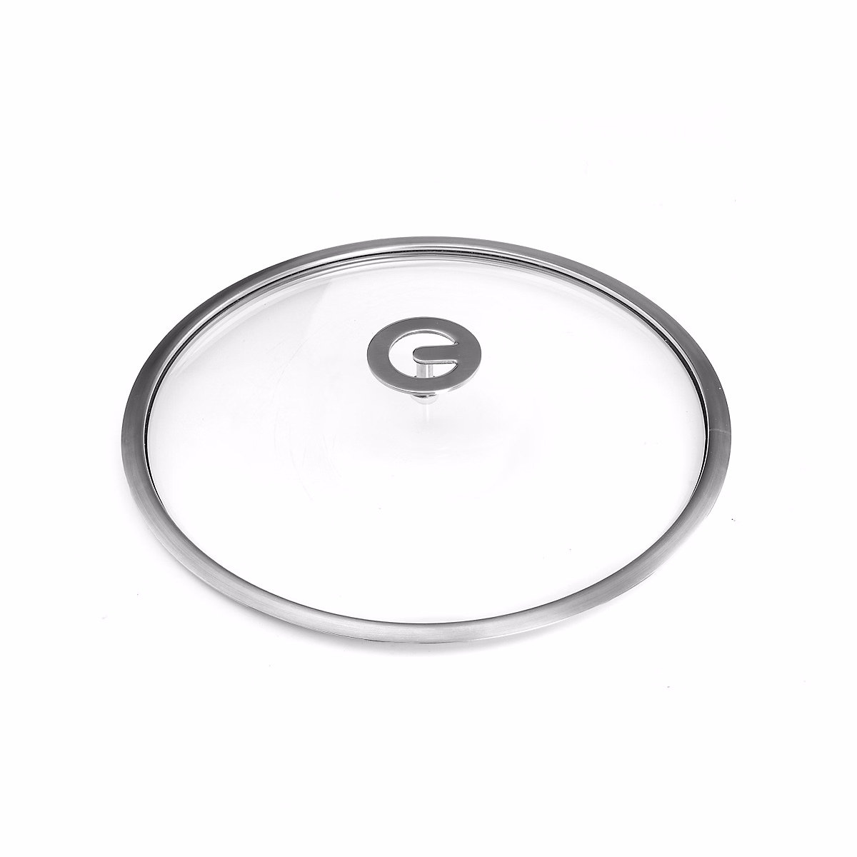 Couvercle 32 cm verre trempé et inox Transparent – Universel par Cuisinox