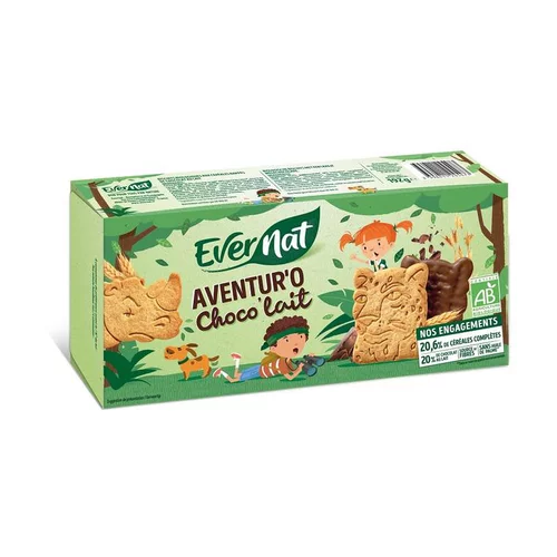 Aventur'o choco'lait en paquet Evernat - 192 g