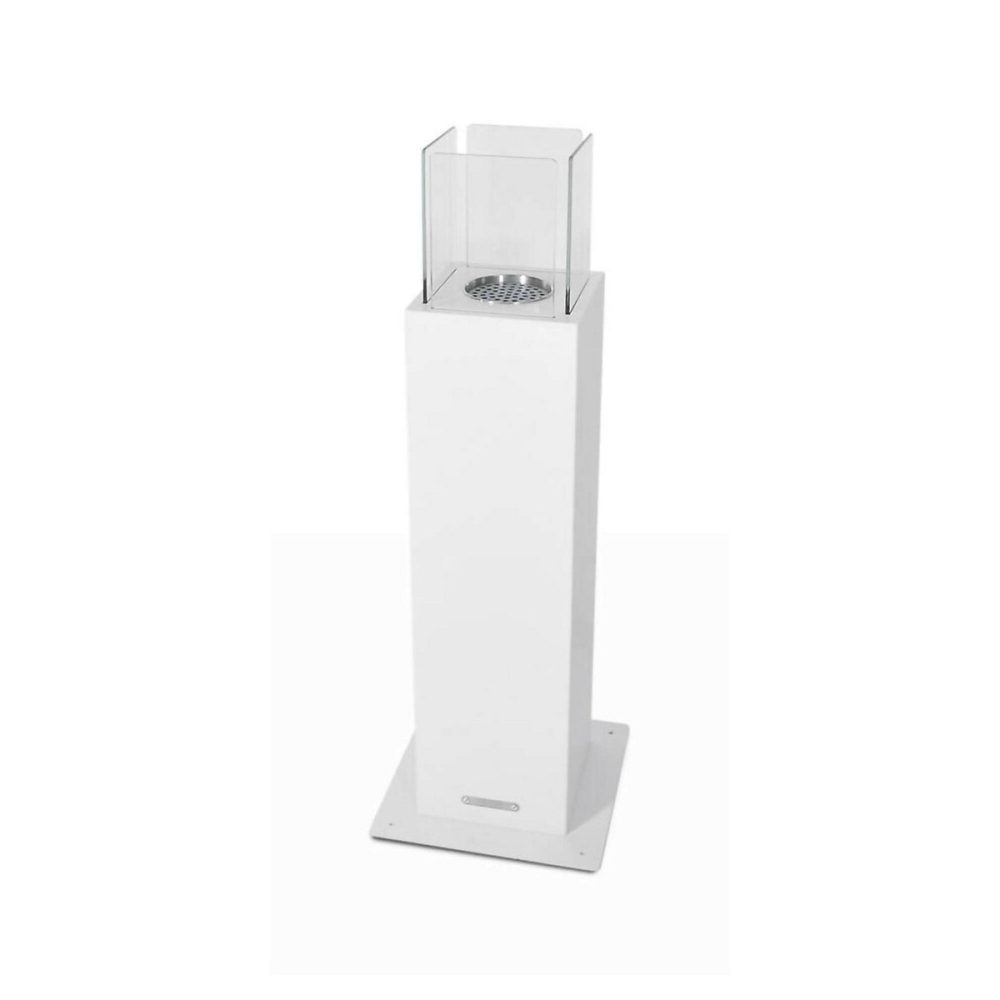 Cheminée au Bioéthanol Arba – Capacité 0 | 7 L 20x20x70h cm Blanc