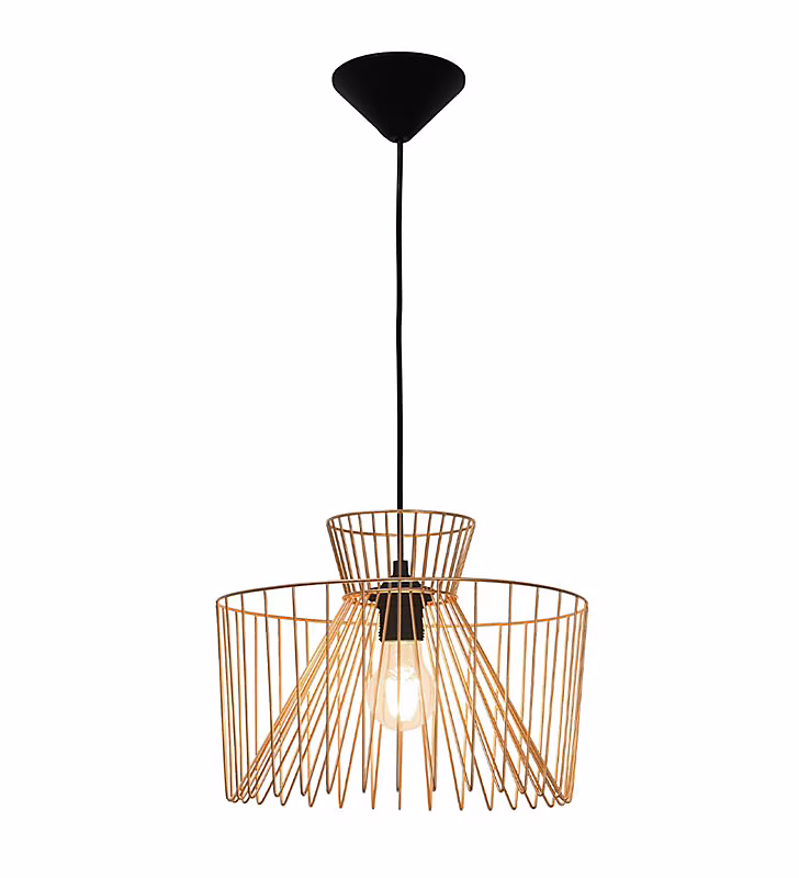Eclairage de plafond moderne Glascow XL 120cm réglable métal doré compatible LED – Réf. GGIYRKFEN8575013533